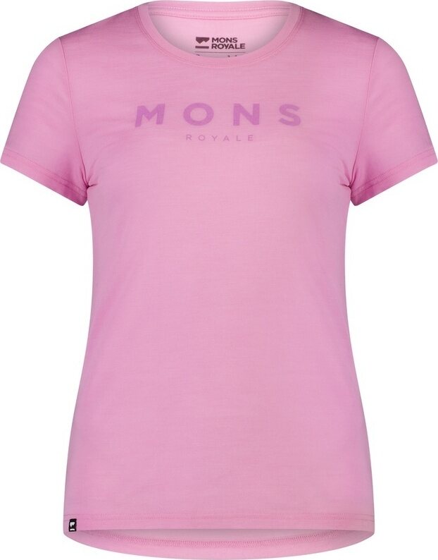 Mons Royale Icon Merino Air-Con Tee Women Pop Pink