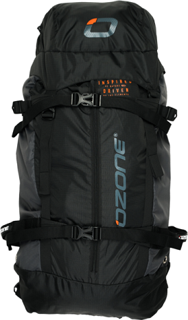 Ozone Snow Kite Technical Mountain Bag Black