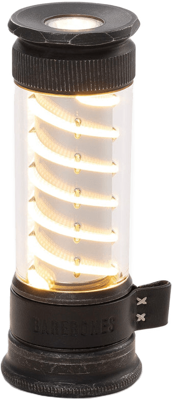 Barebones Edison Light Stick Tumbled Steel