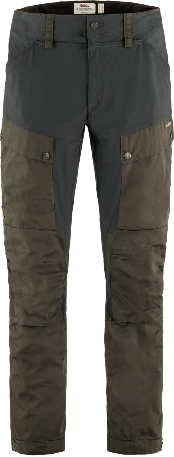 Fjällräven Keb Trousers Mens Dark Olive / Dark Grey (633-030)