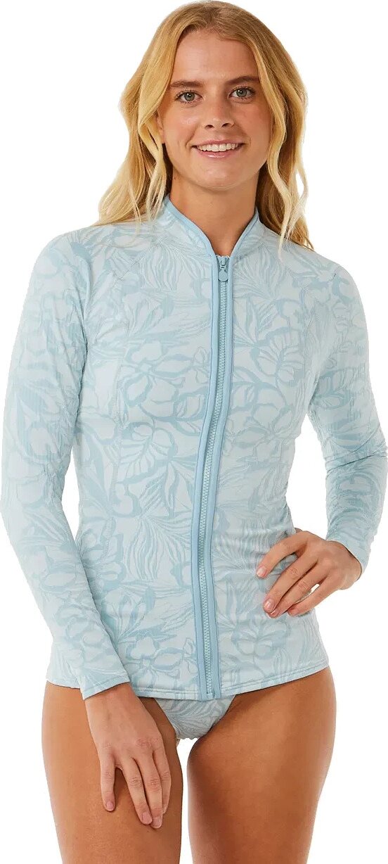 Rip Curl Sun Chaser Long Sleeve Zipthru Womens Blue