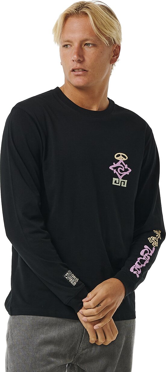Rip Curl SWC Peace Long Sleeve Tee Mens Black