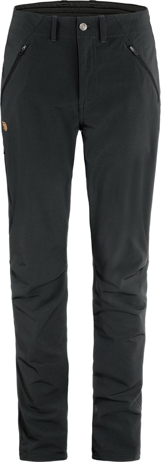 Fjällräven Abisko Trail Stretch Trousers Womens Black (550)