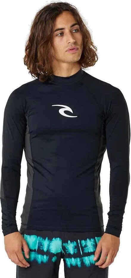 Rip Curl Waves UPF Performance Long Sleeve Mens Black (2024)