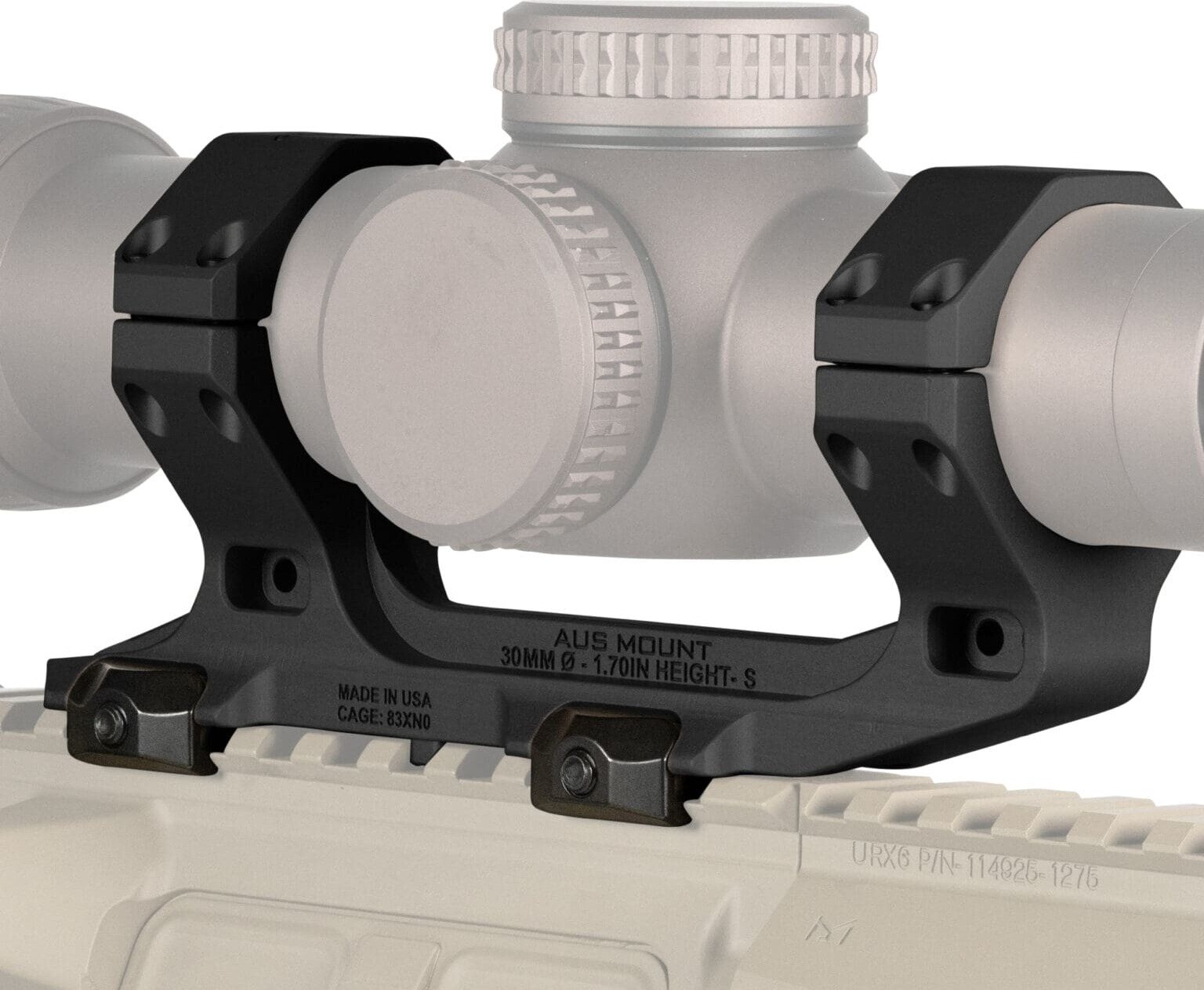 Reptilia AUS™ Mount – 1,70" Height Black