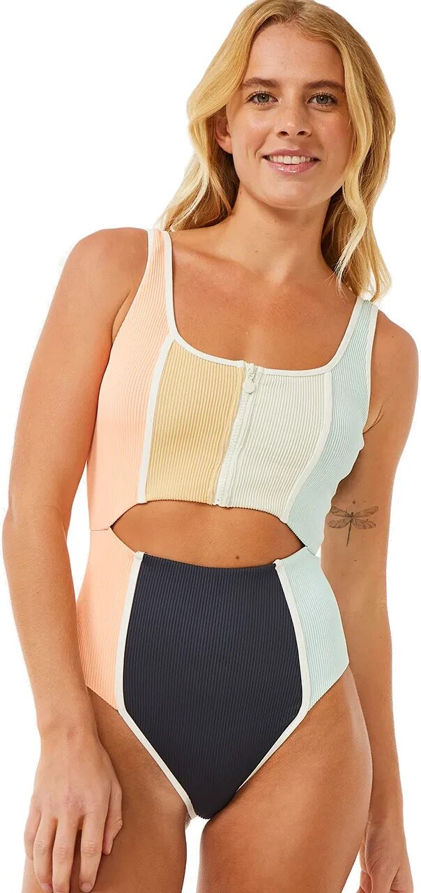 Rip Curl Block Party Splice Good 1 PC Womens Multicolor