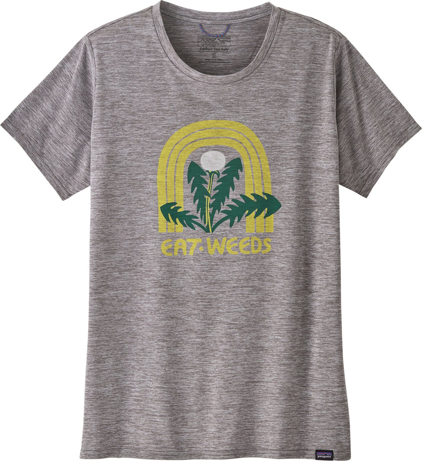 Patagonia Cap Cool Daily Graphic Shirt - Lands Womens Salad Greens: Feather Grey