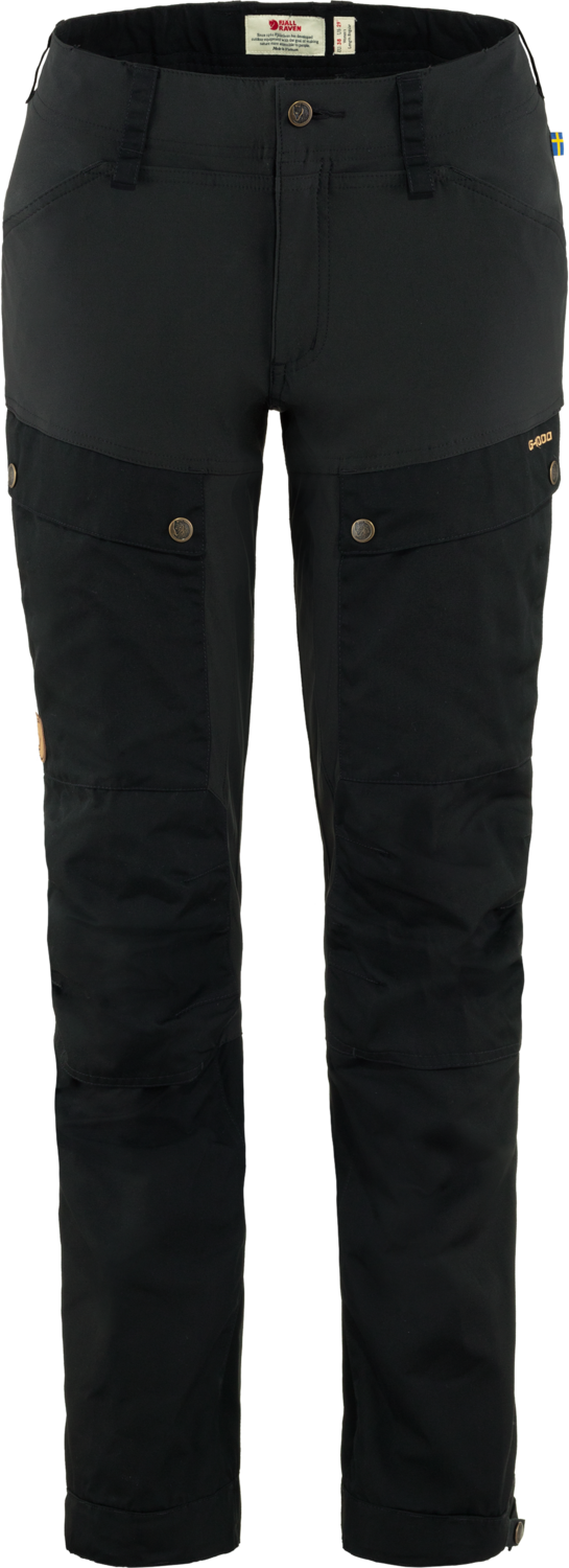 Fjällräven Keb Trousers Curved Womens (23) Black (550)