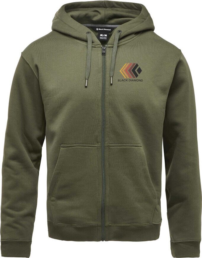 Black Diamond Faded Full Zip Hoody Mens Tundra