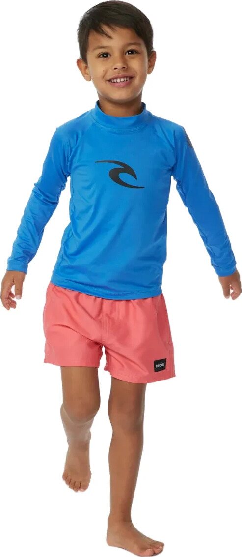 Rip Curl Brand Wave UPF Long Sleeve Boy Blue Gum