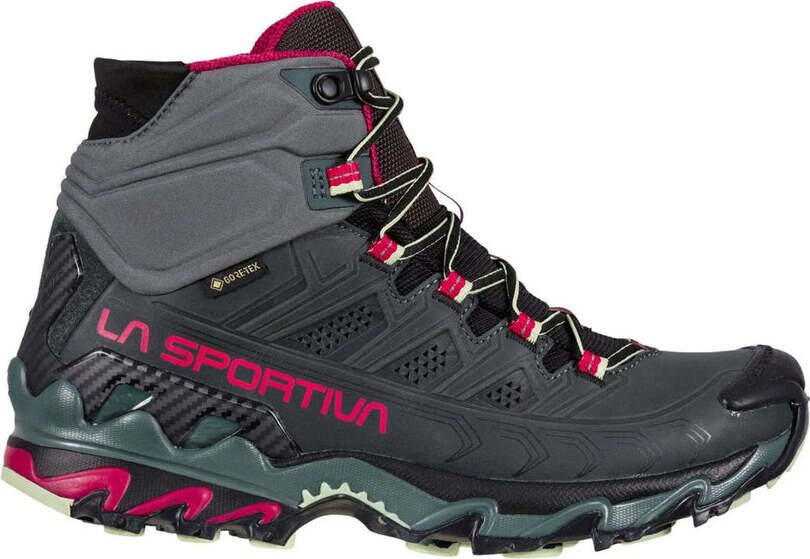 La Sportiva Ultra Raptor II Mid Leather GTX Womens Charcoal / Cerise