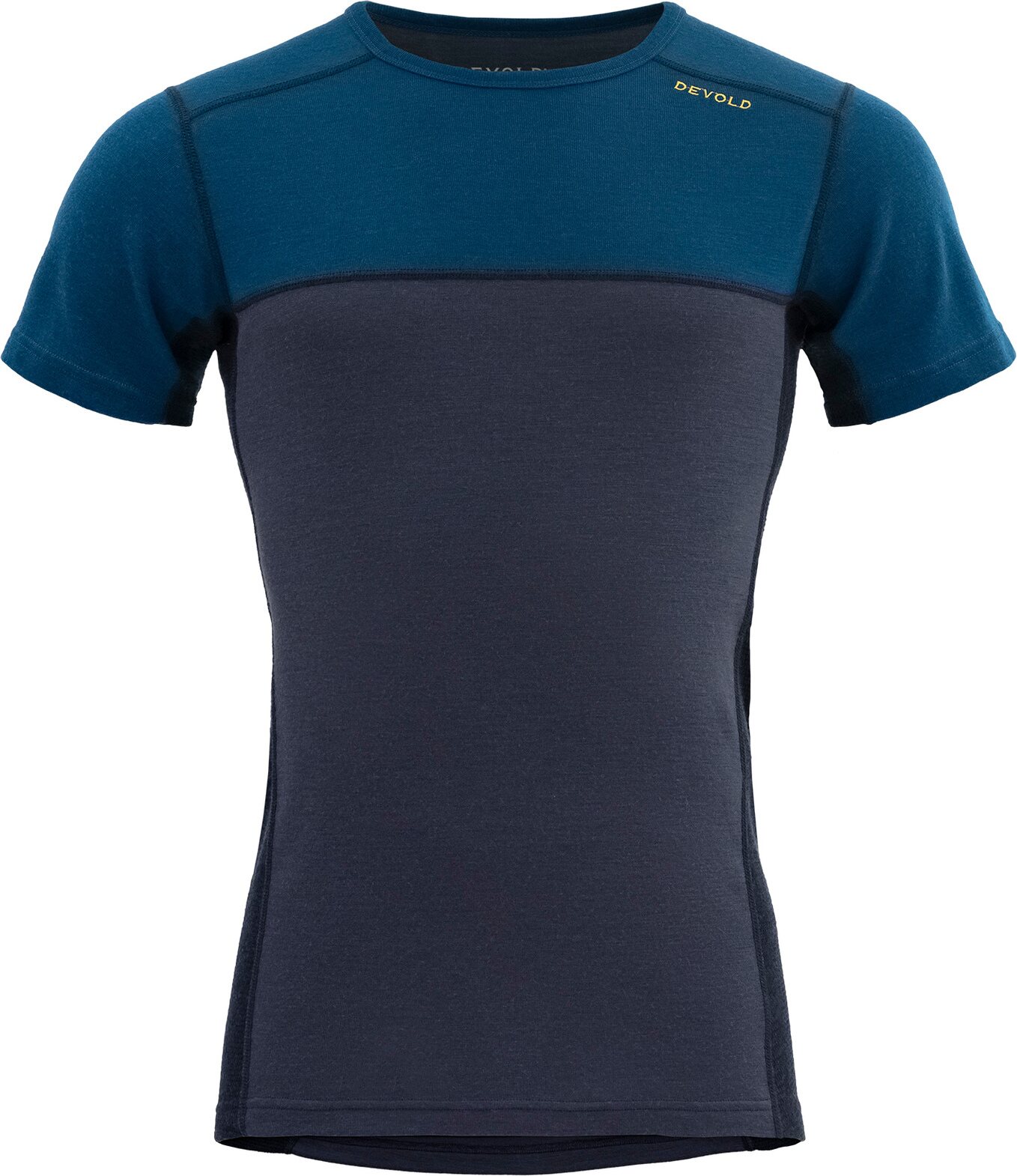 Devold Lauparen Merino 190 T-Shirt Mens Flood / Night / Ink