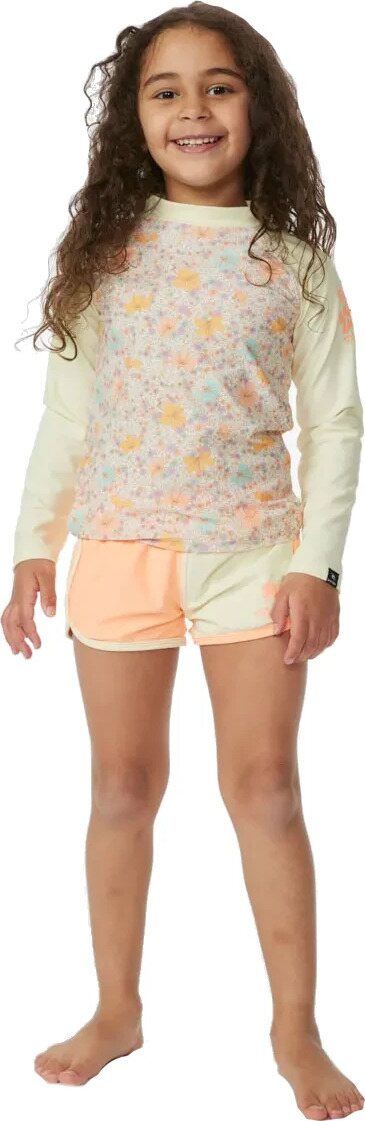 Rip Curl Crystal Long Sleeve Rash Vest Girls Multicolor