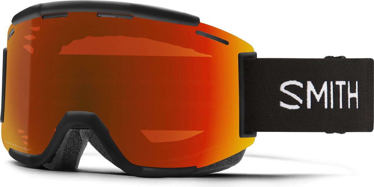 Smith Squad MTB Black - ChromaPop Everyday Red Mirror