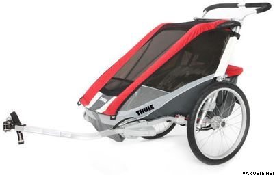 Thule Cougar 1 + Cycle (sis. pyöräilypaketin) Punainen