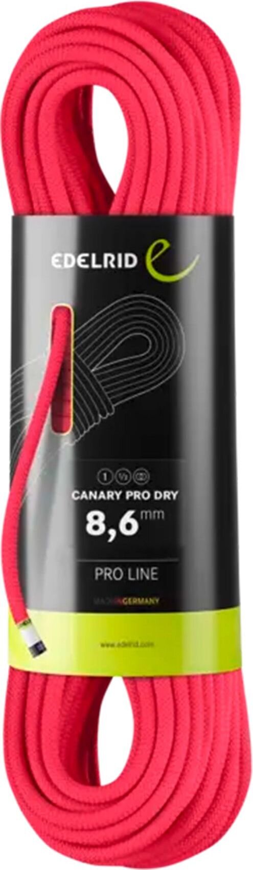 Edelrid Canary Pro Dry 8.6mm Pink