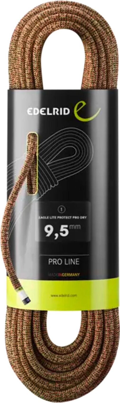 Edelrid Eagle Lite Protect Pro Dry 9.5mm Neon Pink - Neon Green