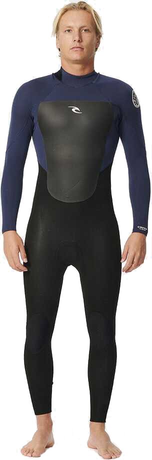 Rip Curl Mens Omega 3/2 B/Zip Steamer Slate