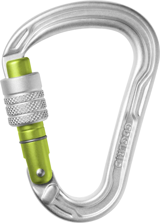 Edelrid HMS Strike Screw Carabiner Silver