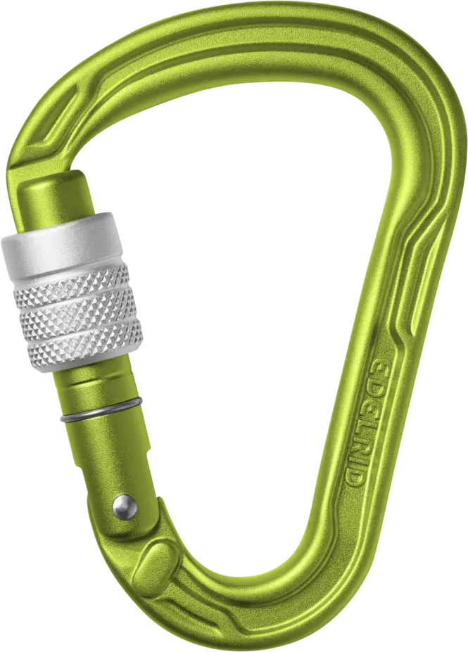 Edelrid HMS Strike Screw Carabiner Oasis