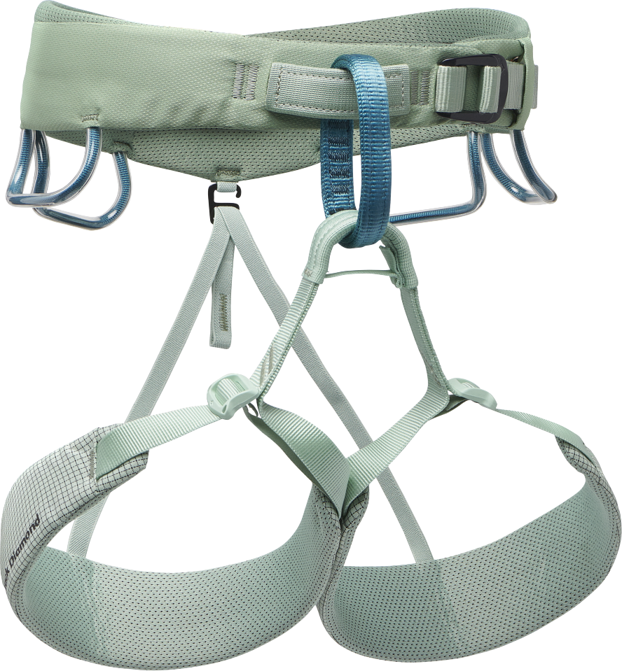 Black Diamond Momentum Harness Womens Desert Sage