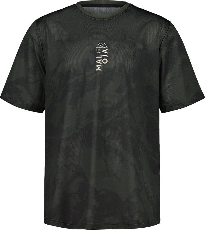 Maloja StewardM. Shirt Mens Deep Forest Mountain Camo