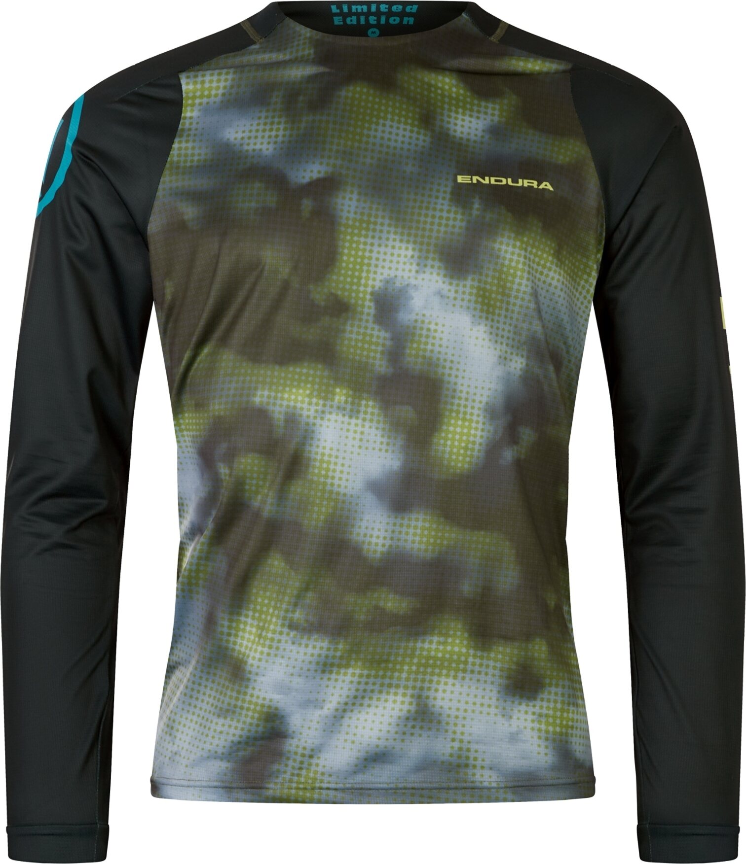 Endura Pixel Cloud Long Sleeve Tee Ltd Black