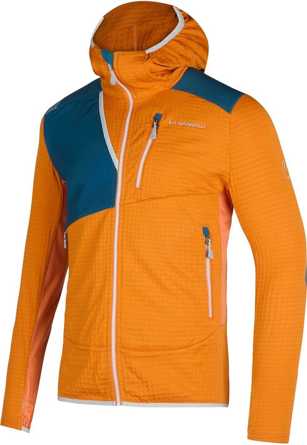 La Sportiva Lucendro Thermal Hoody Mens Hawaiian Sun / Storm Blue