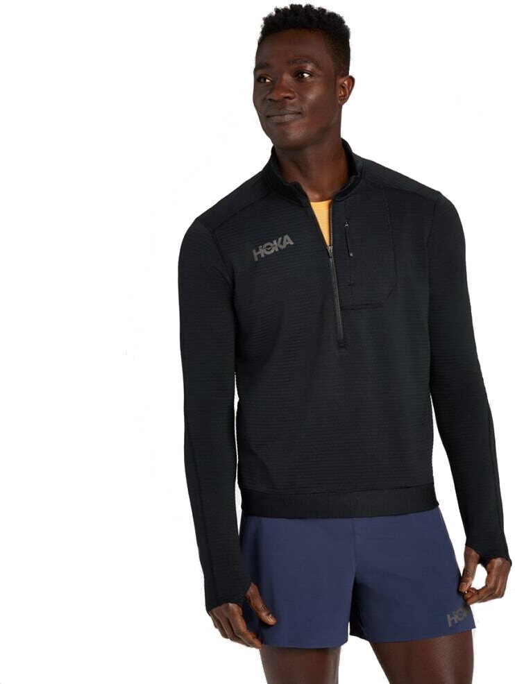 Hoka Half Zip Mens Black