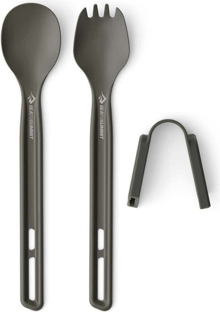 Sea to Summit Frontier UL Cutlery Set - Long Handle Spoon and Spork Black