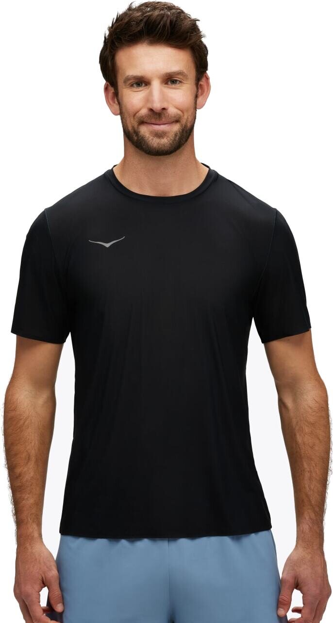 Hoka Airolite Run Short Sleeve Mens Black