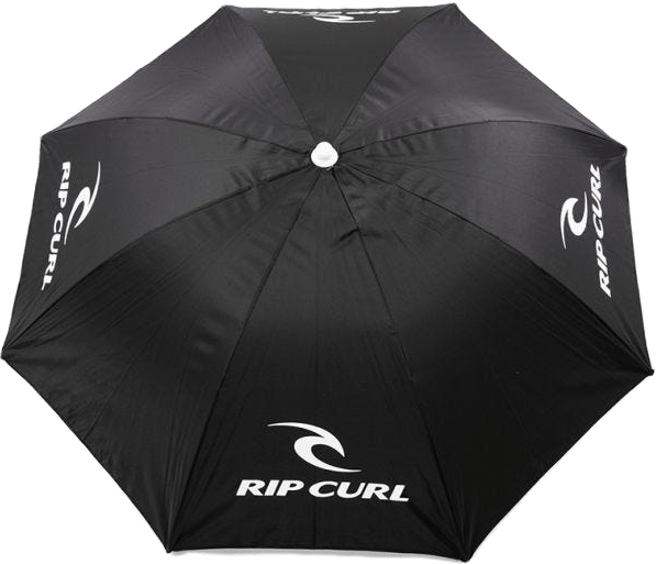 Rip Curl Brand Beach Umbrella Black