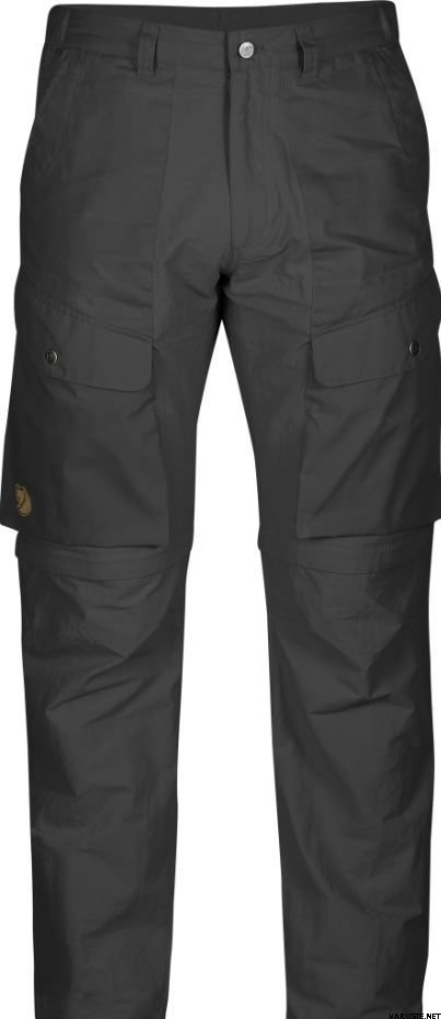 Fjällräven Abisko Hybrid Zip Off Trousers Dark Grey (030)