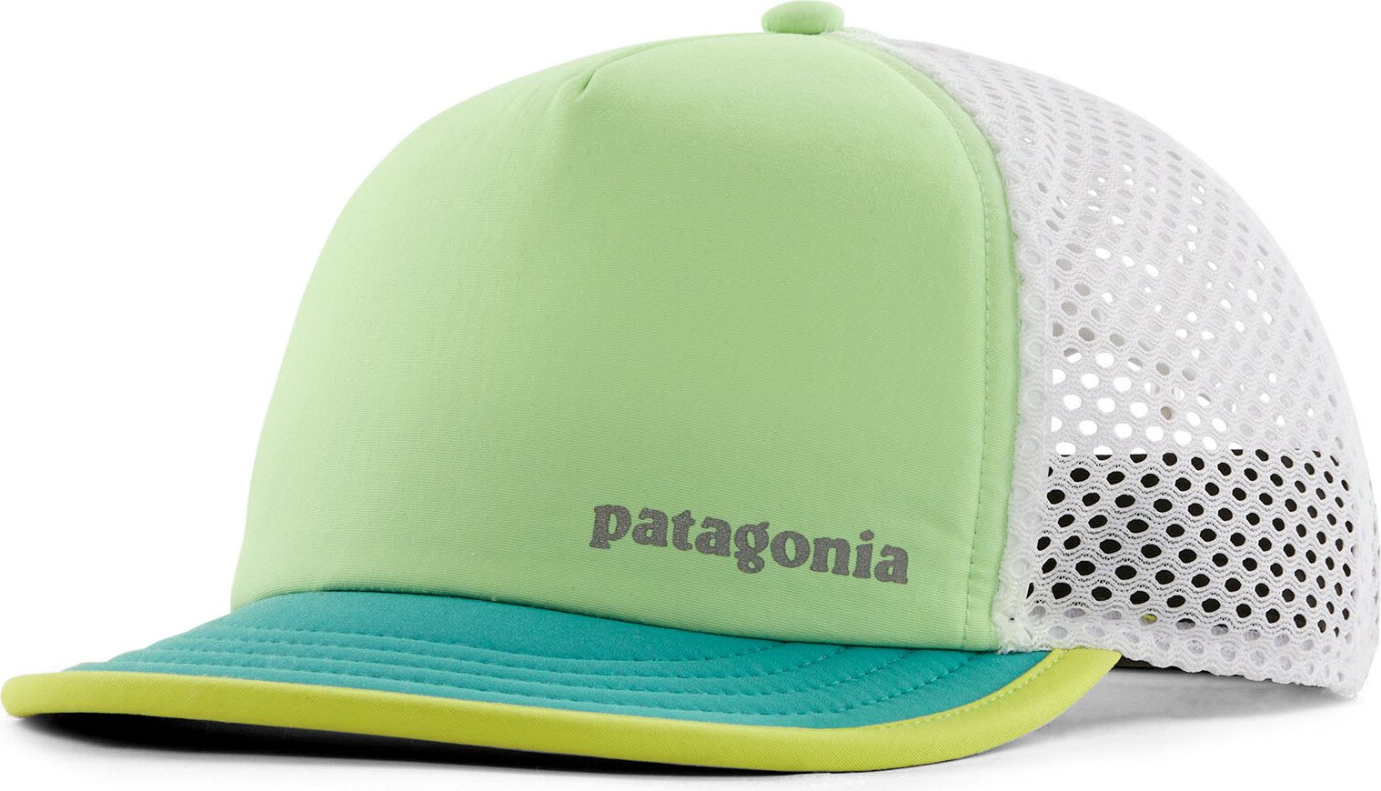Patagonia Duckbill Shorty Trucker Hat Salamander Green