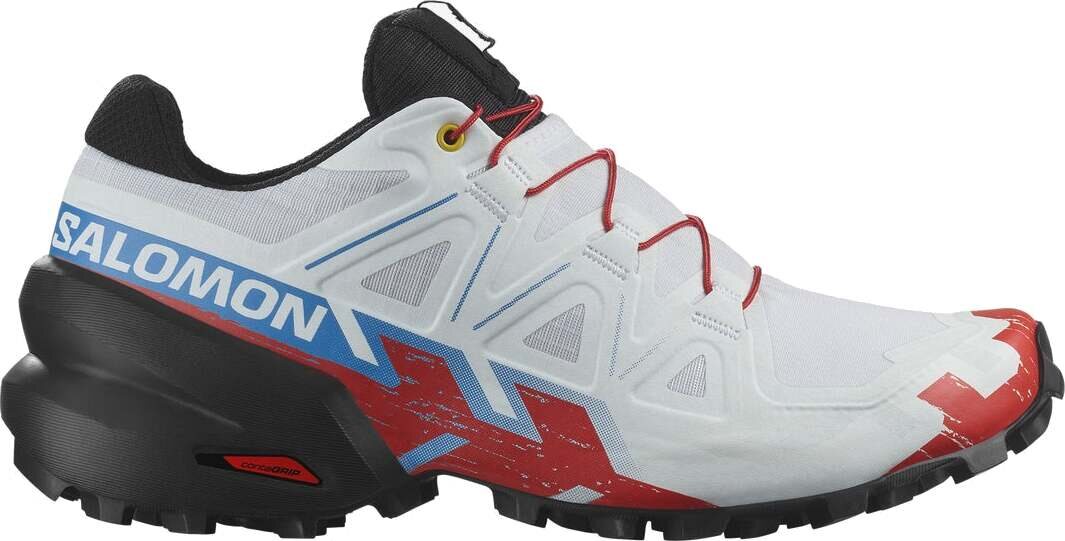 Salomon Speedcross 6 Womens White/Black/Fiery Red