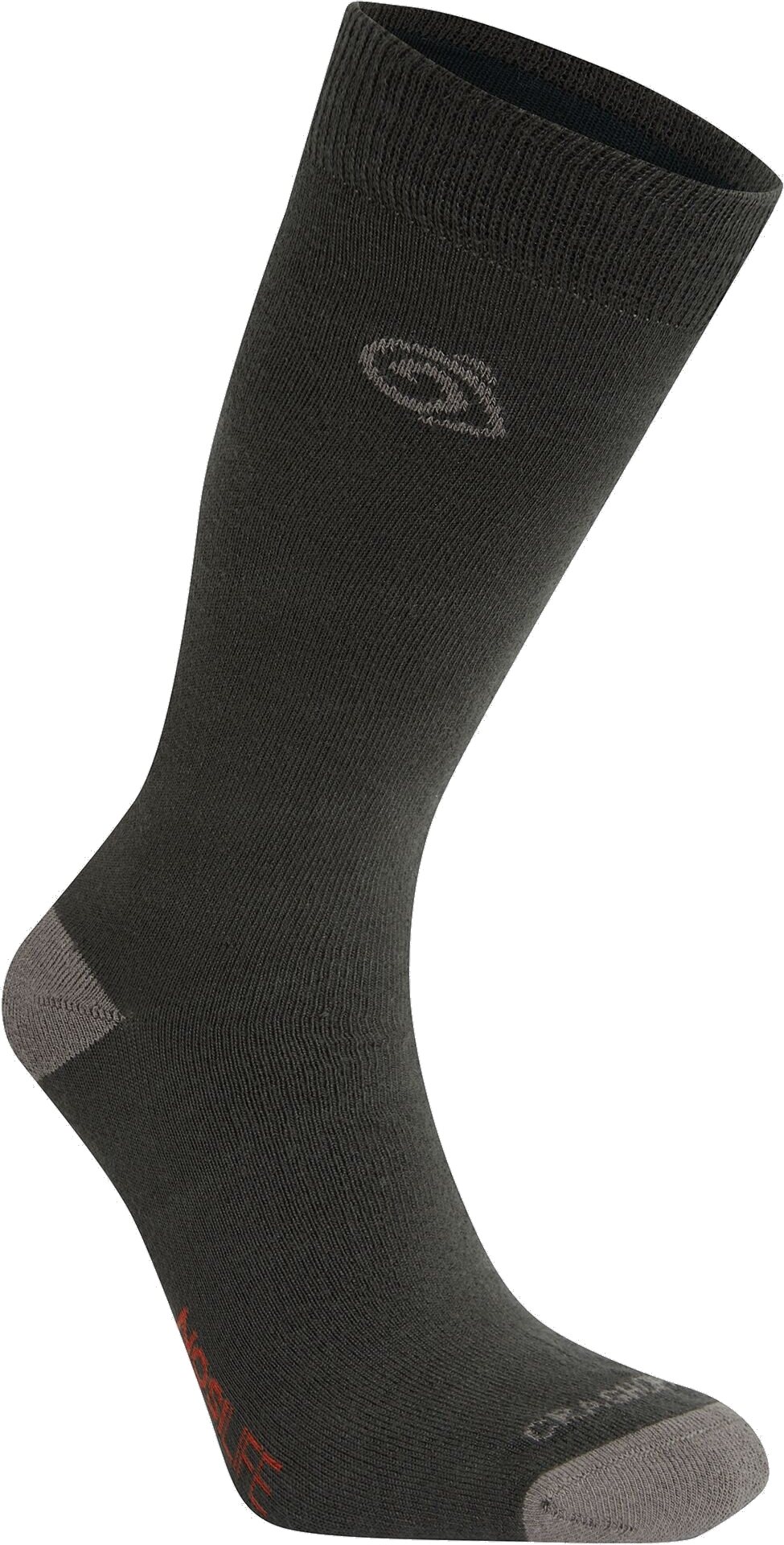 Craghoppers NosiLife Travel Single Pack Socks Black Pepper / Mid Grey