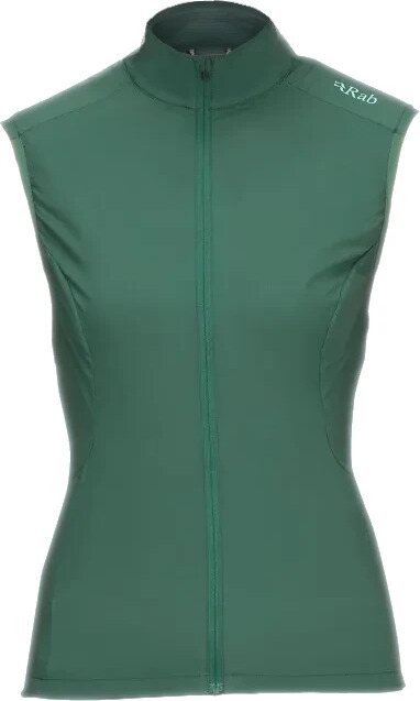 Rab Cinder Windveil Vest Womens Green Slate