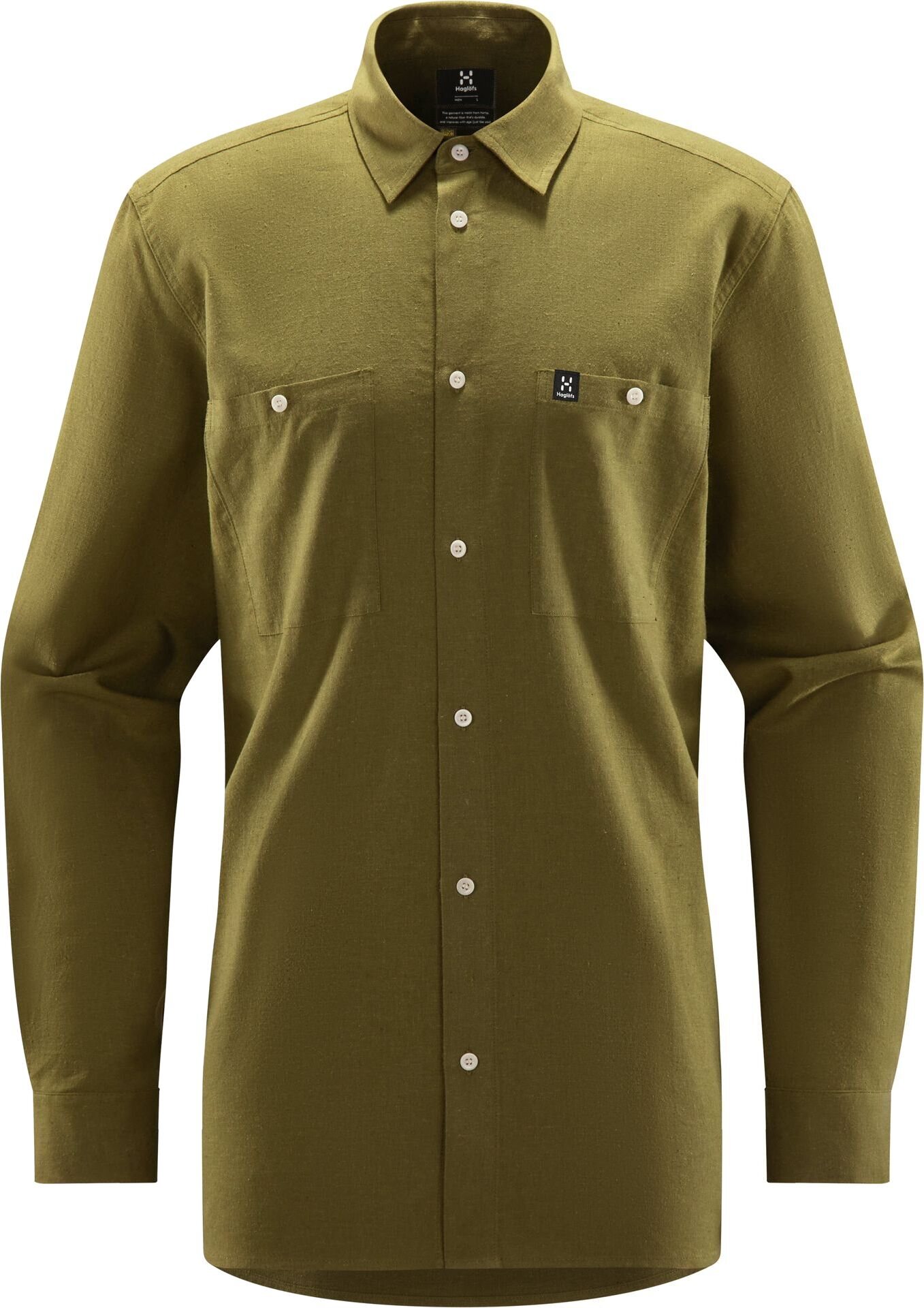 Haglöfs Curious Hemp Shirt Mens Olive Green