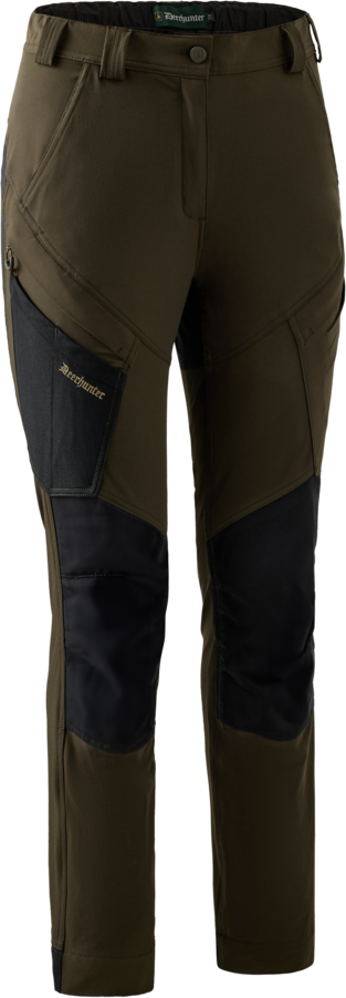 Deerhunter Northward Trousers Womens Bark Green / Black