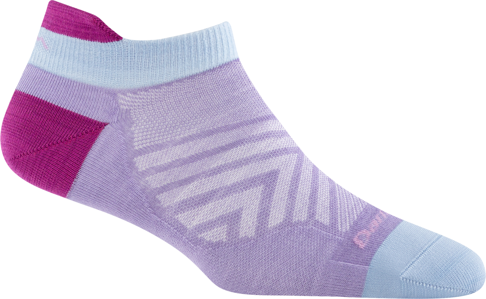 Darn Tough Run No Show Tab Ultra Lightweight Womens Lavender