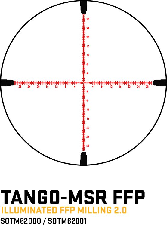 Sig Sauer TANGO-MSR FFP 2-12X44mm MRAD Milling 2.0