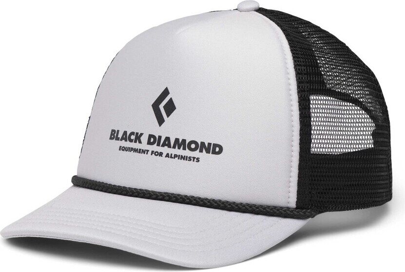 Black Diamond Flat Bill Trucker Hat Pewter