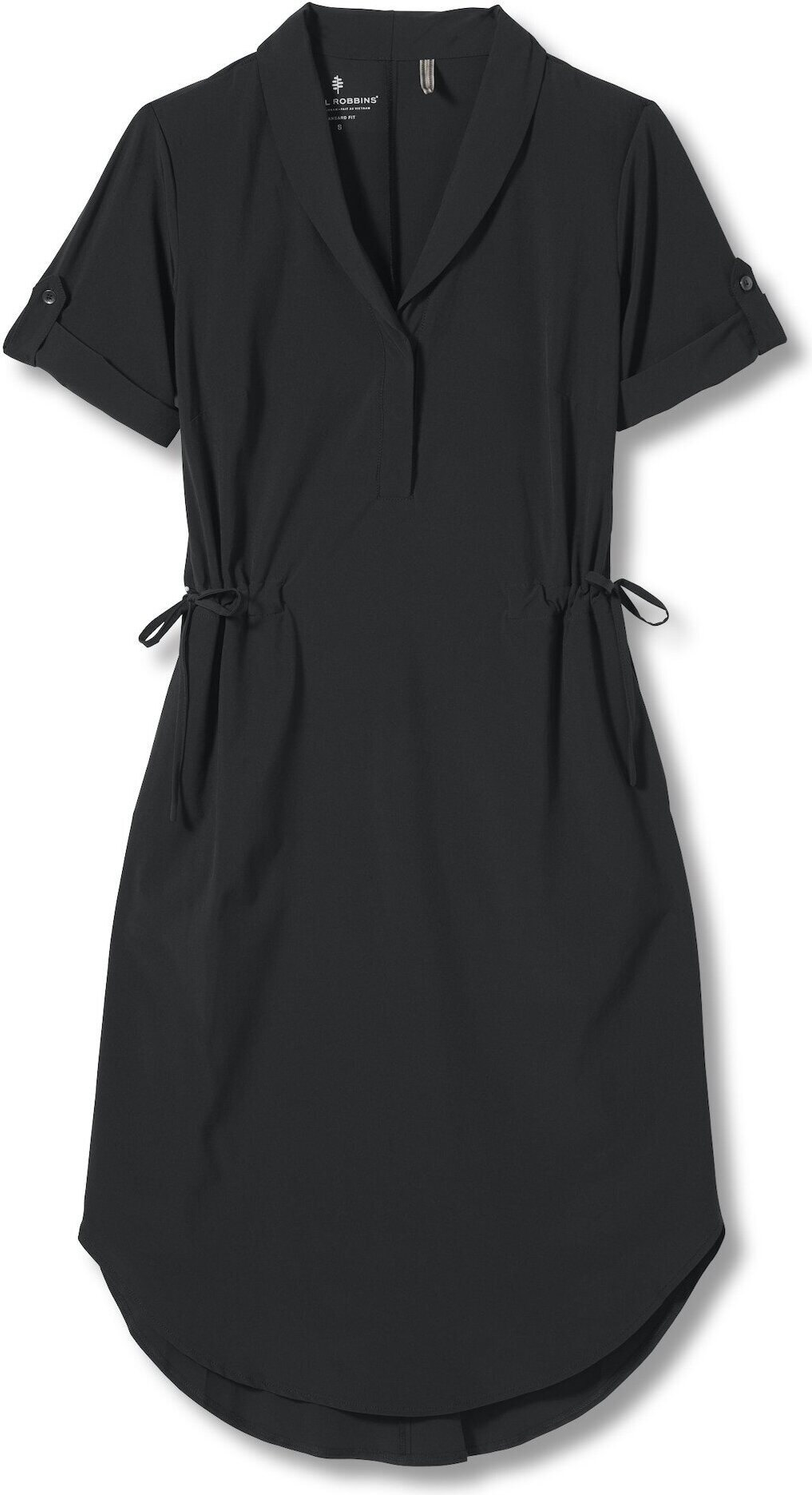 Royal Robbins Spotless Traveler Dress Short Sleeve Jet Black (037)