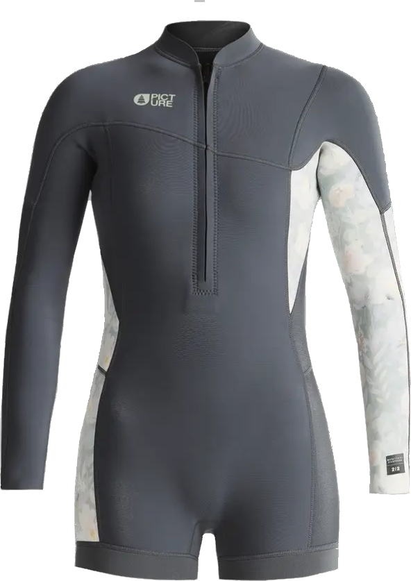 Picture Organic Clothing Meta LS 2/2 FZ Womens Prairie Fusain