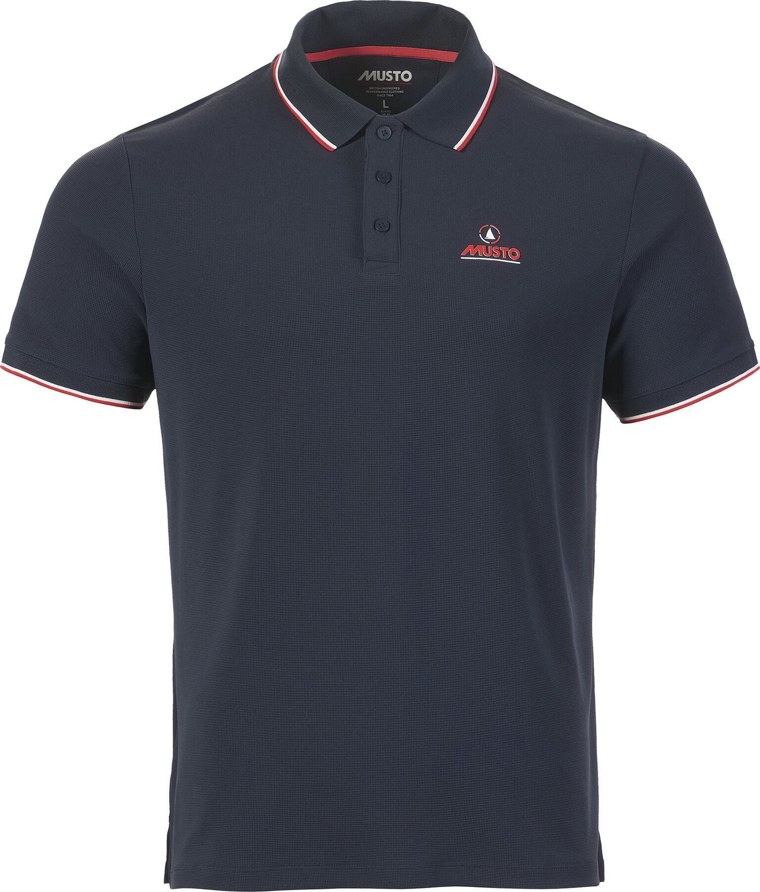 Musto Nautic Pro Lite Short Sleeve Polo Mens Navy