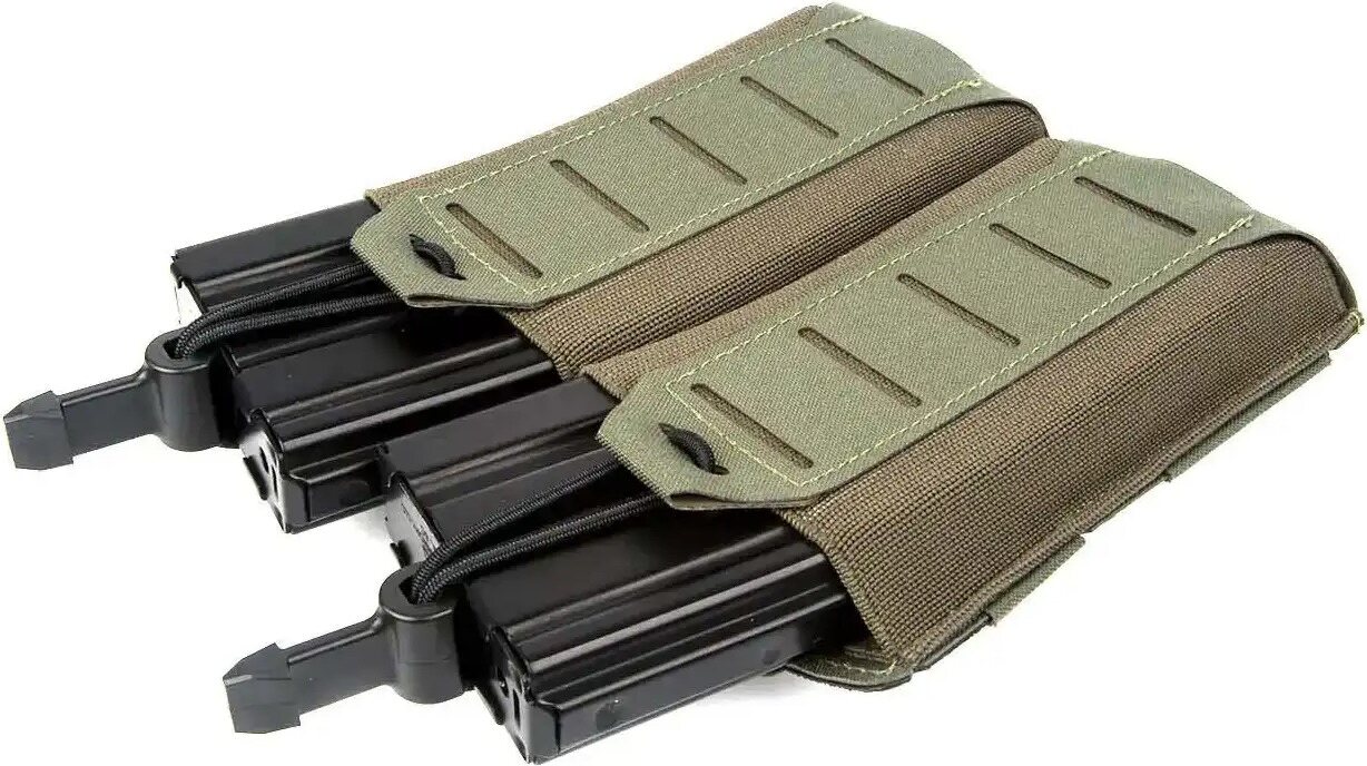 Blue Force Gear MagNow! Double M4 Mag Pouch Ranger Green