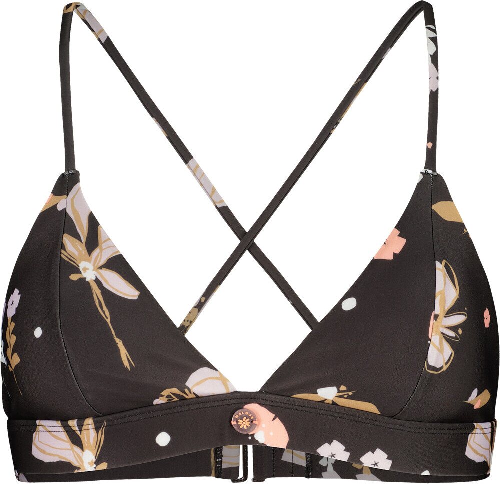 Maloja AchenseeM. Bikini Top Deep Black Flora
