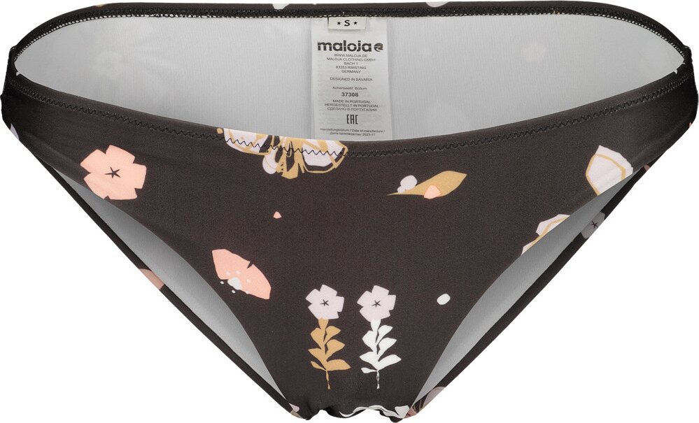 Maloja AchenseeM. Bikini Bottom Deep Black Flora