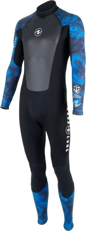 AquaLung HydroFlex 3mm Wetsuit Mens Black / Blue