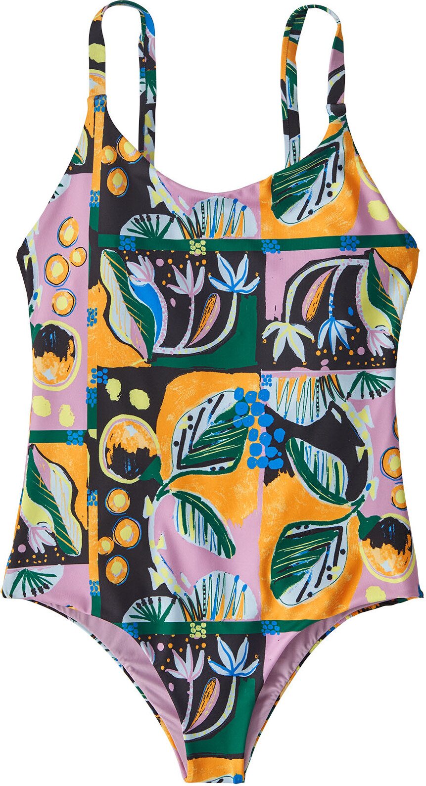 Patagonia Sunny Tide 1pc Swimsuit Womens Island Seeds: Milkweed Mauve